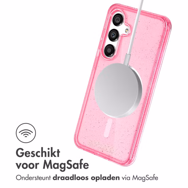 imoshion Sparkle Backcover met MagSafe Samsung Galaxy S25 Plus - Roze
