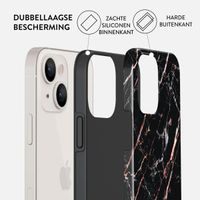 Burga Tough Backcover iPhone 14 - Rose Gold Marble