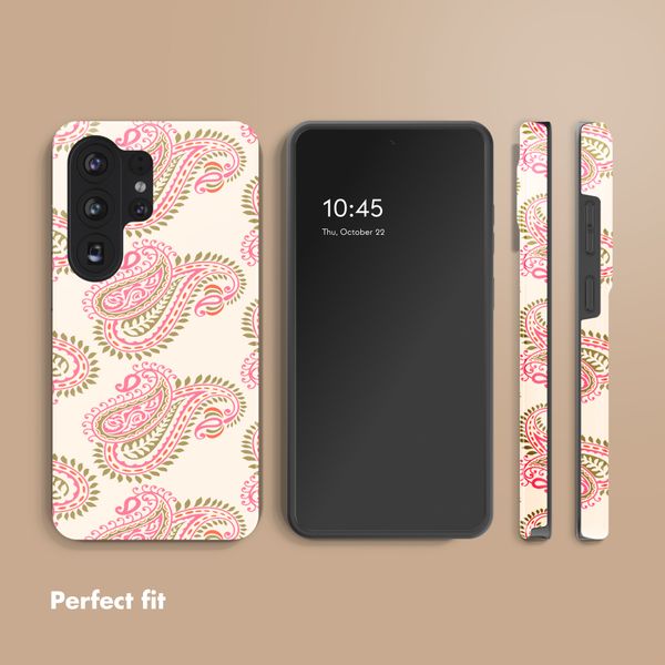 Selencia Vivid Back Cover with MagSafe Samsung Galaxy S26 Ultra - Paisley Blush