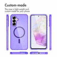 imoshion Sparkle Backcover met MagSafe Samsung Galaxy A56 - Glitter Paars