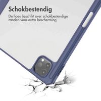 imoshion Trifold Hardcase Bookcase Apple iPad Pro 12.9 (2018/2020/2021/2022) - Donkerblauw