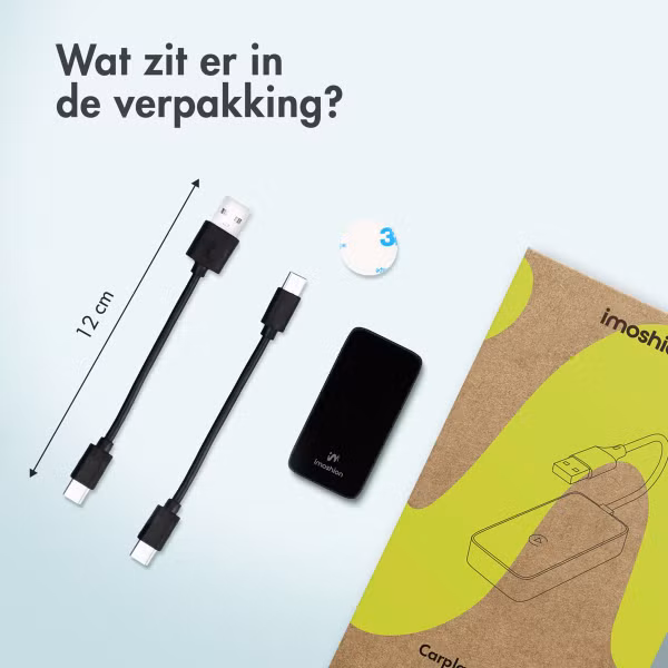 imoshion CarPlay Dongle - Voor draadloze Apple CarPlay en Android Auto