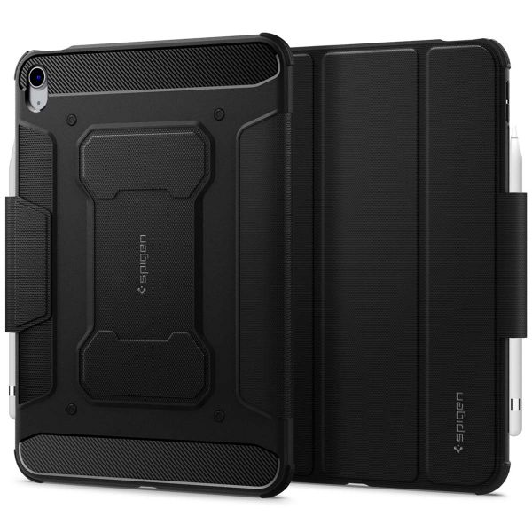 Spigen Rugged Armor Pro Bookcase iPad 10 (2022) 10.9 inch - Zwart