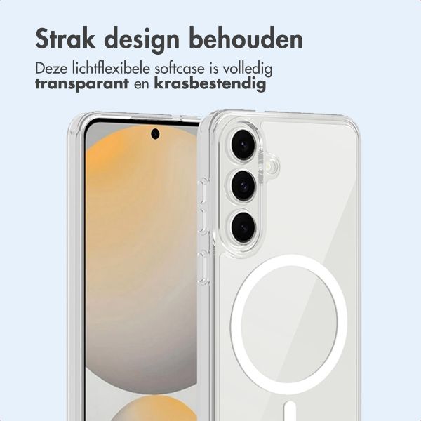 imoshion Protective Backcover met MagSafe Samsung Galaxy S25 FE - Transparant