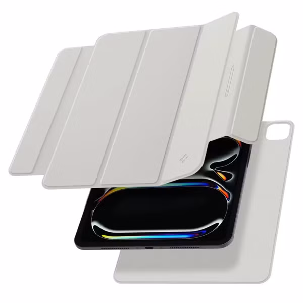 Spigen Air Skin folio OneTap Apple iPad Pro 13 (2025) M5 / (2024) M4 - Grijs