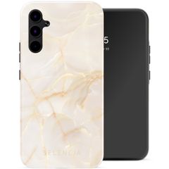 Selencia Vivid Backcover Samsung Galaxy A34 (5G) - Golden Beige Marble