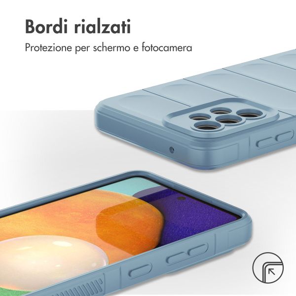 imoshion EasyGrip Backcover Samsung Galaxy A52(s) (5G/4G) - Lichtblauw