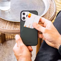 Accezz Premium Leather Card Slot Backcover Apple iPhone 14 Pro Max - Groen