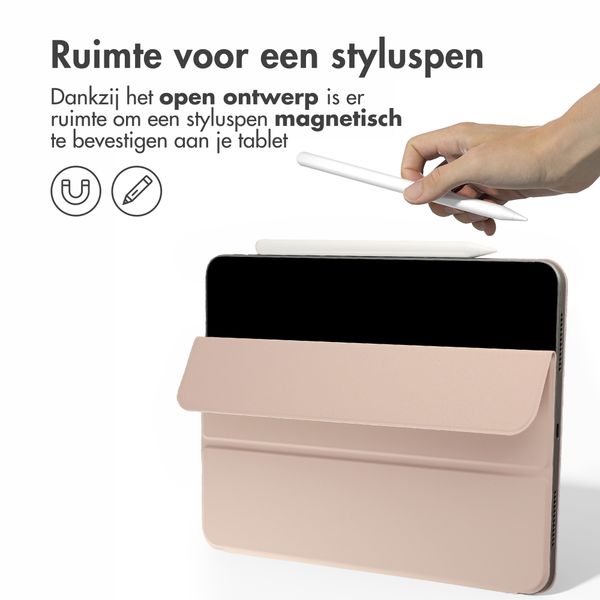 imoshion Magnetic Bookcase Apple iPad Air 11 inch (2026) M4 / (2025) M3 / (2024) M2 / Air 5 (2022) / Air 4 (2020) - Beige