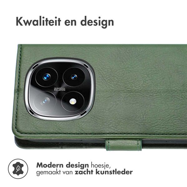 imoshion Luxe Bookcase Xiaomi Redmi Note 14 Pro (4G) - Groen