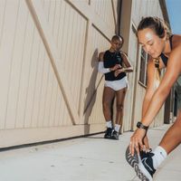 Nomad Tempo siliconen band Apple Watch Series 1 - 11 / SE / Ultra (44/45/46/49 mm) - Wide fit - Black