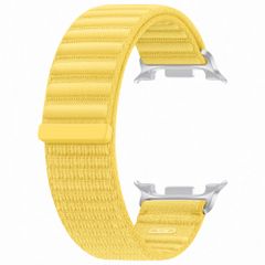Samsung Originele Fabric Band Samsung Galaxy Watch 9 (40/44mm) / Watch 8 (40/44mm) / Classic (46mm) - Maat S/M - Geel