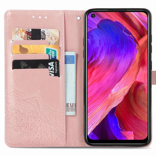 imoshion Mandala Bookcase voor de Oppo A74 (5G) / A54 (5G) - Rosé Goud