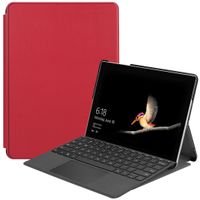 imoshion Trifold Bookcase Microsoft Surface Go 4 / Go 3 / Go 2 - Rood