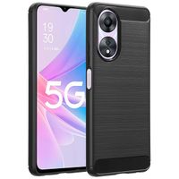 imoshion Brushed Backcover Oppo A58 - Zwart