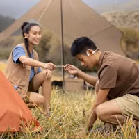 Shokz OpenRun Pro Mini - Kleine maat - Open-Ear draadloze oordopjes - Bone conduction - Beige