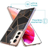 imoshion Design hoesje Samsung Galaxy S21 FE - Black Graphic