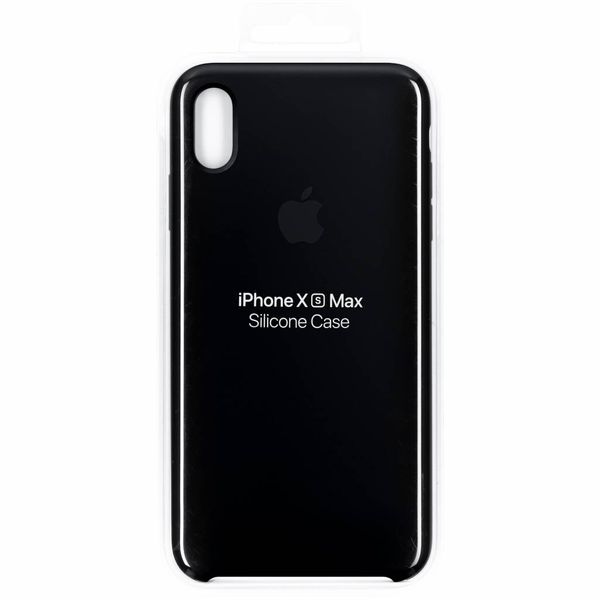 Apple Silicone Backcover Apple iPhone Xs Max - Black