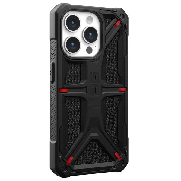 UAG Monarch Backcover Apple iPhone 15 Pro - Kevlar Black