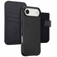 Accezz 2-in-1 Leather Bookcase with MagSafe Apple iPhone Air - Onyx Black