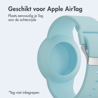 imoshion AirTag Kinderarmband - Houder voor Apple AirTag - One Size - Denim Blue