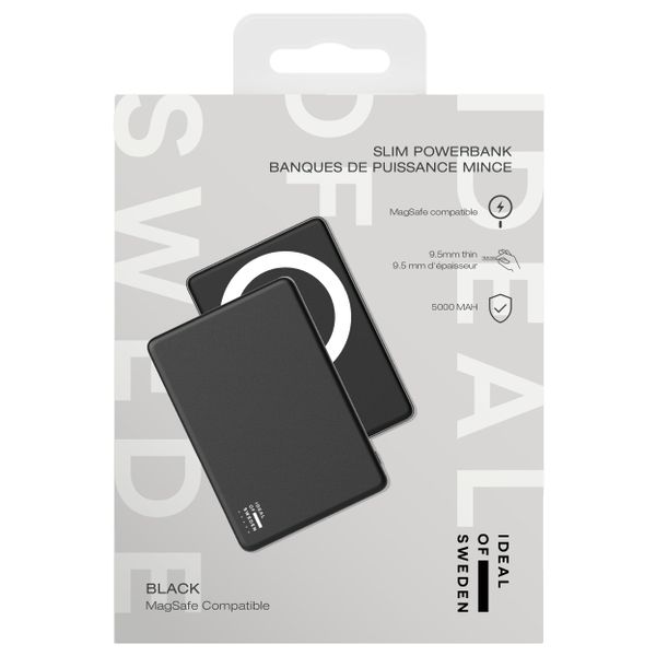 iDeal of Sweden Slim MagSafe Powerbank 5.000 mAh - Draadloze powerbank - Black