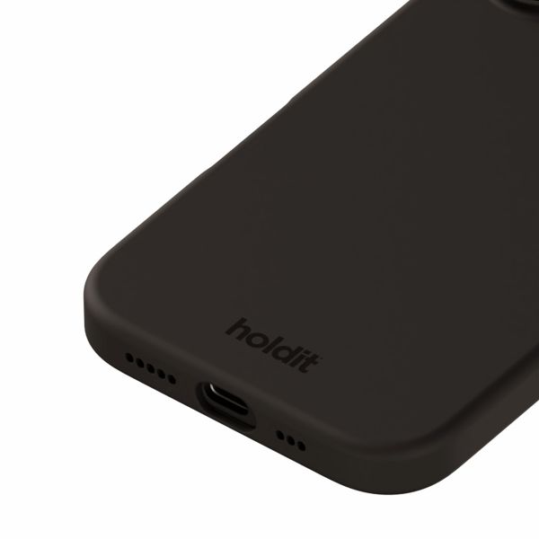Holdit Silicone Case Apple iPhone 16 - Zwart
