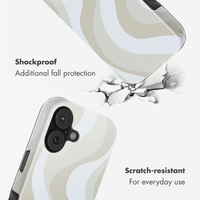 Selencia Vivid Back Cover with MagSafe Apple iPhone 17 - Desert Waves Beige
