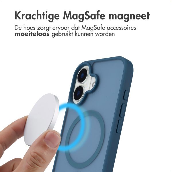 imoshion Color Guard Backcover met MagSafe iPhone 16 - Donkerblauw