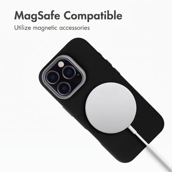 Accezz Mesh Back Cover with MagSafe Apple iPhone 16 Pro - Black
