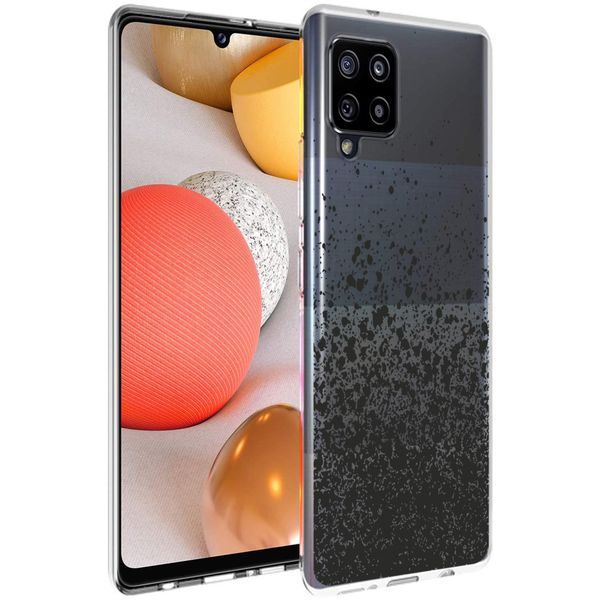 imoshion Design hoesje Samsung Galaxy A42 - Spetters - Zwart