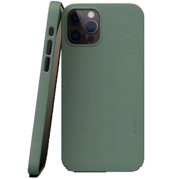 Nudient Thin Case iPhone 12 (Pro) - Misty Green