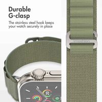 imoshion Nylon Alpine Band Apple Watch | 38/40/41/42 mm - Olive Green