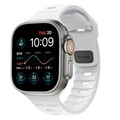 Nomad Sport band FKM Apple Watch Series 1 t/m 9 / SE (38/40/41 mm) | Series 10 (42 mm) - White