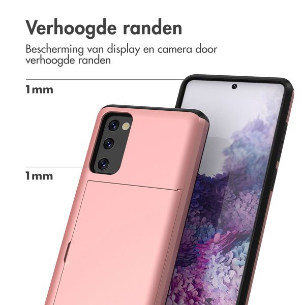 imoshion Backcover met pasjeshouder Samsung Galaxy S20 FE - Rosé Goud