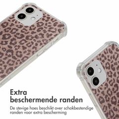 imoshion Design hoesje met koord Apple iPhone 12 (Pro) - Leopard Mood