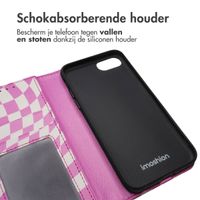 imoshion Design Bookcase Apple iPhone SE (2022 / 2020) / 8 / 7 / 6(s) - Retro Pink