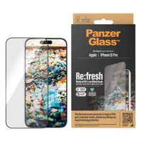 PanzerGlass Ultra-Wide Fit Anti-Bacterial Screenprotector Apple iPhone 15 Pro