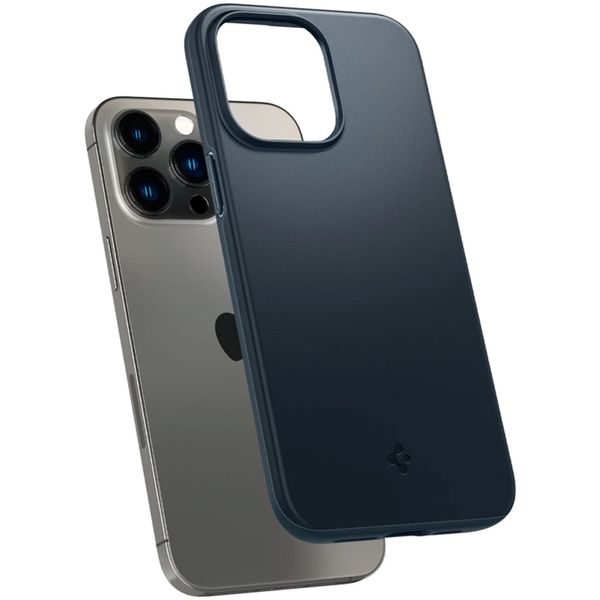 Spigen Thin Fit Backcover iPhone 14 Pro - Metal Slate