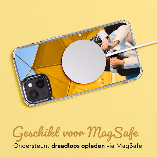 Ontwerp je eigen MagSafe Clear Case Apple iPhone 14 - Transparant