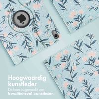 imoshion 360° Draaibare Design Bookcase Apple iPad 11 (2025) 11 inch A16 / iPad 10 (2022) 10.9 inch - Flowers