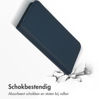 Accezz Premium Leather Slim Bookcase iPhone 15 Pro Max - Donkerblauw