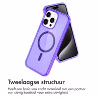 imoshion Sparkle Backcover met MagSafe Apple iPhone 15 Pro - Glitter Paars