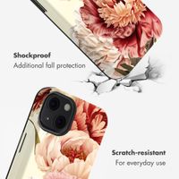Selencia Vivid Back Cover Apple iPhone 13 - Vintage Peony