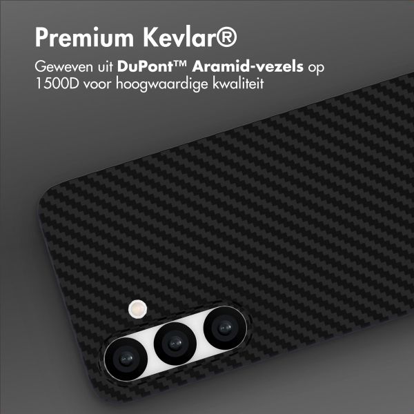 Accezz MagSafe Kevlar Backcover Samsung Galaxy S24 - Zwart