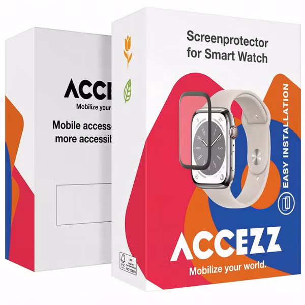 Accezz Screenprotector met applicator Apple Watch Series 10 / 11 - 42 mm