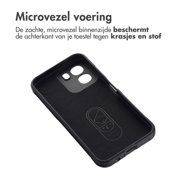 imoshion EasyGrip Backcover Oppo A6x (4G/5G) - Zwart