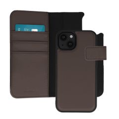 imoshion Detachable 2-in-1 Luxury Bookcase Apple iPhone 13 - Brown