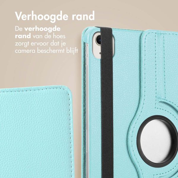 imoshion 360° draaibare Bookcase Apple iPad Air 13 inch (2026) M4 / (2025) M3 / (2024) M2 - Lichtblauw