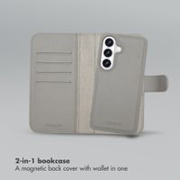 Selencia Olyn Detachable Bookcase with MagSafe Samsung Galaxy S26 - Grey